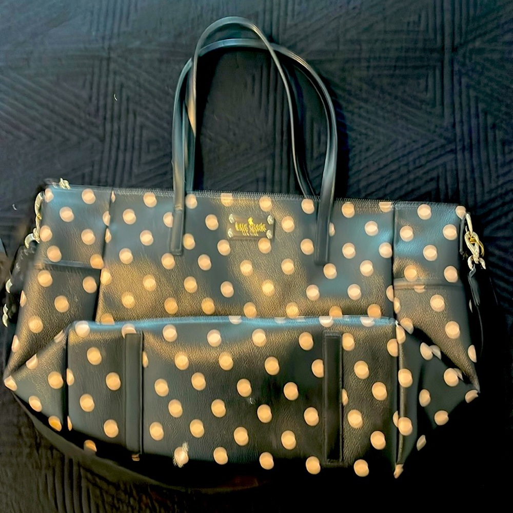 Kate Spade Polka Dot Tote/Diaper Bag